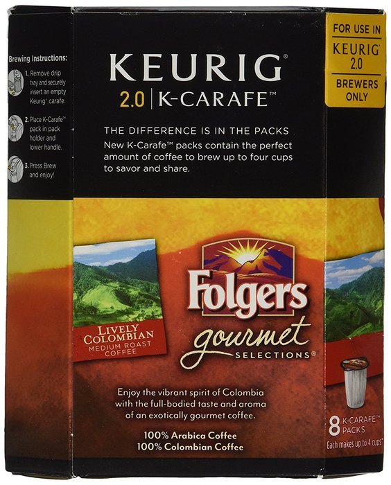 M.Block & Sons 114692 8 Count Folger Colom Carafe, Brown