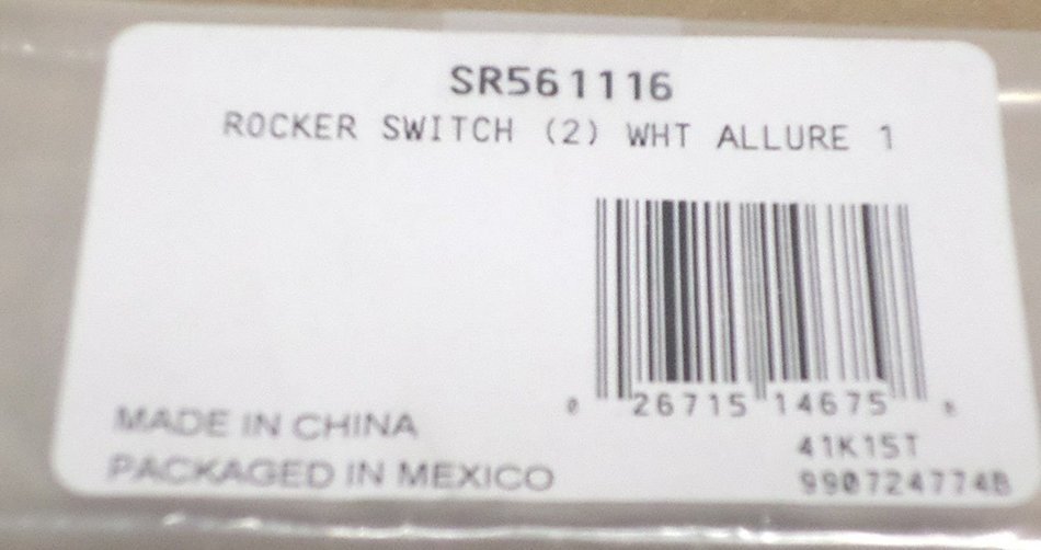 Broan SR561116 Switch N3