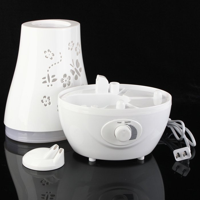 2.4L Ultrasonic Home Aroma Humidifier Mist Essential Oil LED Nightlight Air Diffuser Purifier Lonizer Atomizer N4