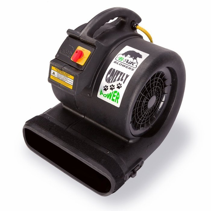 Grizzly ETL Certified Pet Cage Dryer Air Mover, Green N5