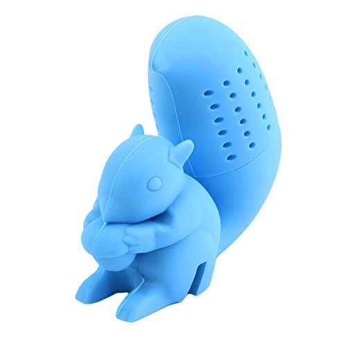 Tgp Silicone Squirrel Tea Infuser Loose Leaf Strainer Herbal Spice ...