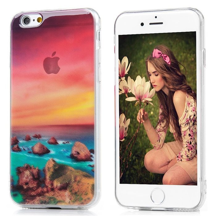 iPhone 6S Plus Case,iPhone 6 Plus Case (5.5") - Scenery Series Slim Fit Shock-absorption Soft TPU Rubber Skin... N38