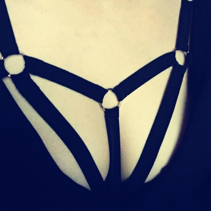 Bra Top ，Beautyvan Comfortable Alluring Womens Sexy Bra Elastic Cage Bra (M, Black) N3