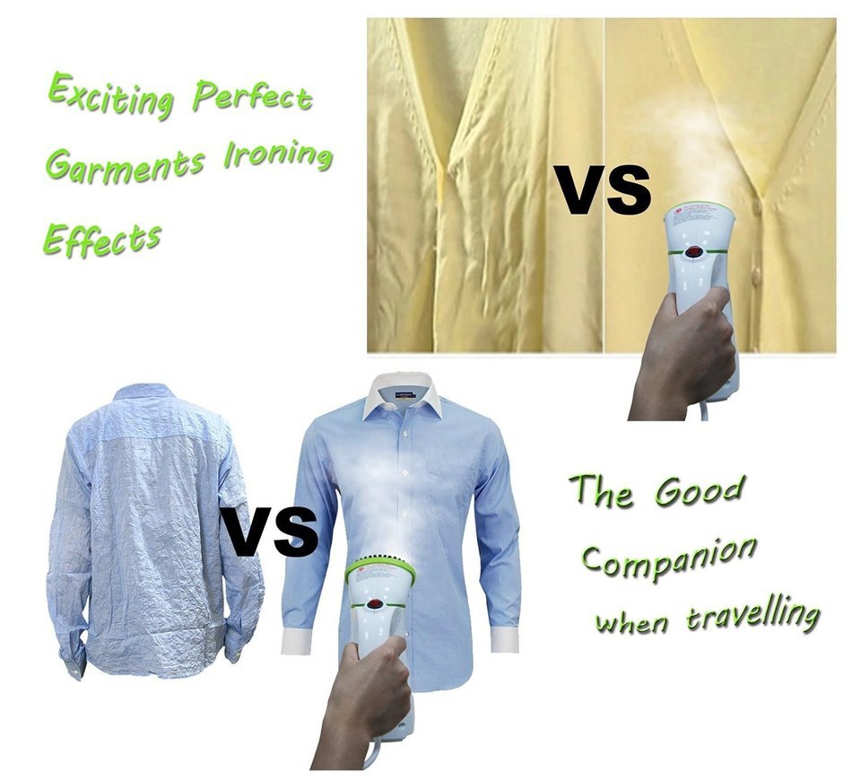 E-best Portable Mini Travel Garment Steamer with Travel Pouch N9