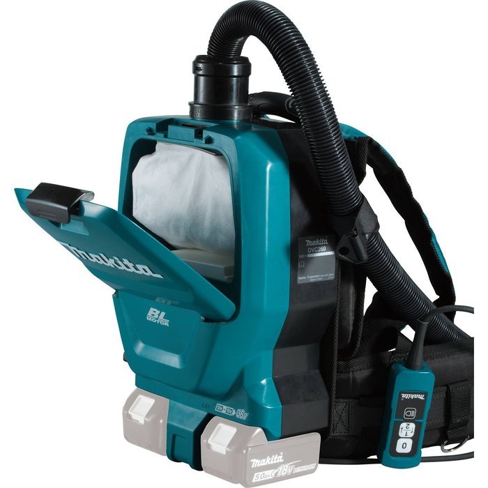 Makita XCV05Z 18V X2 LXT Lithium-Ion Brushless Cordless 1/2 gallon HEPA Filter Backpack Vacuum N3