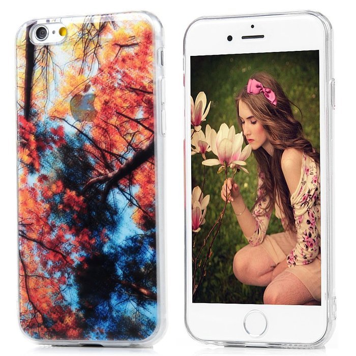 iPhone 6S Plus Case,iPhone 6 Plus Case (5.5") - Scenery Series Slim Fit Shock-absorption Soft TPU Rubber Skin... N48