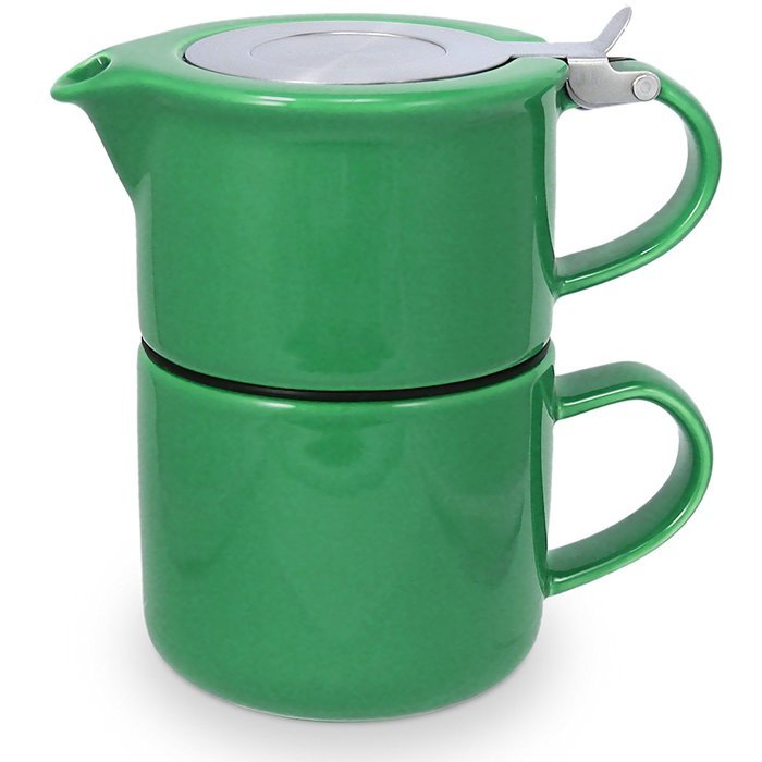FORLIFE Tea for One with Infuser 14 ounces, Black Graphite N5