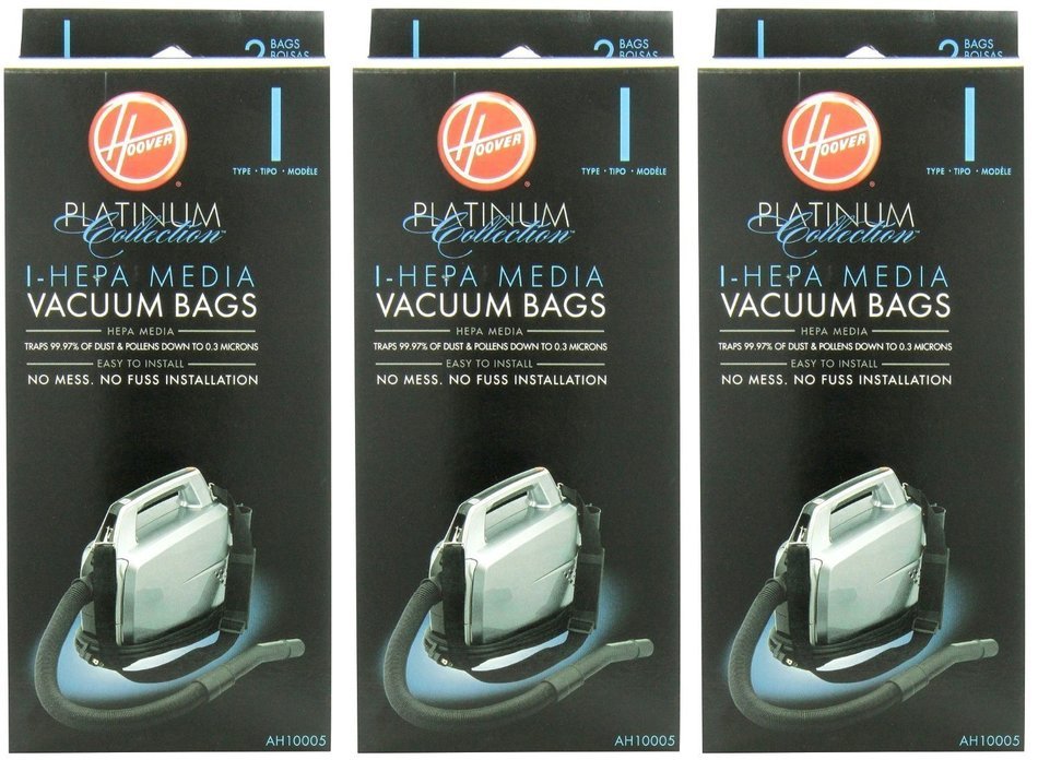 Hoover Type I HEPA Bag (2-Pack), AH10005 N3