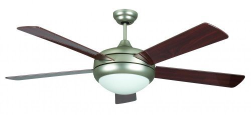 Concord 52SAT5ESN Ceiling Fans with Opal Glass Shades, Satin Nickel Finish by Concord Fans