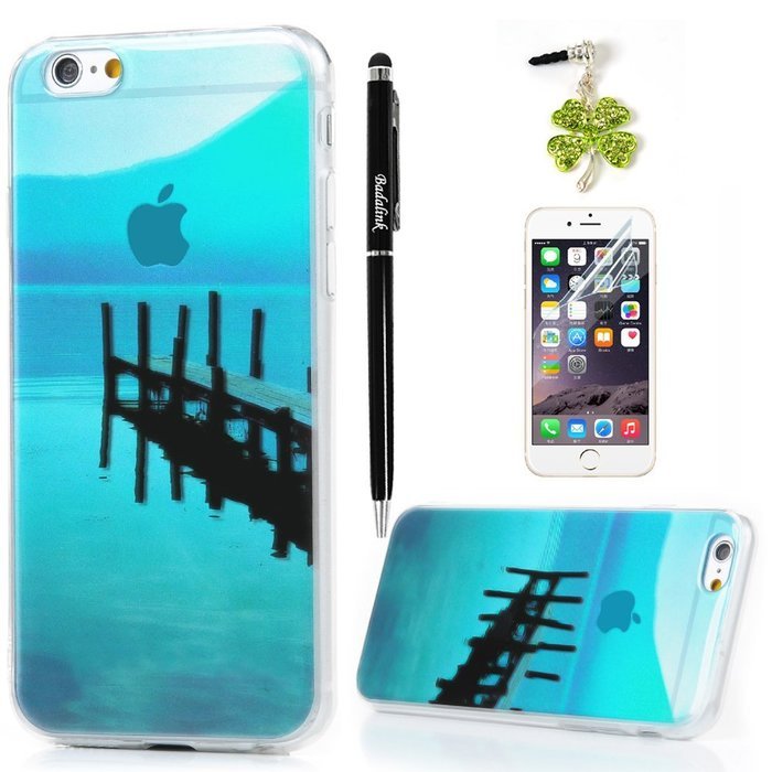 iPhone 6S Plus Case,iPhone 6 Plus Case (5.5") - Scenery Series Slim Fit Shock-absorption Soft TPU Rubber Skin... N60