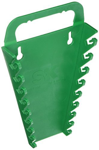 SK Hand Tool 1071 Wrench Rack, Green, 9-Piece by SK Hand Tool