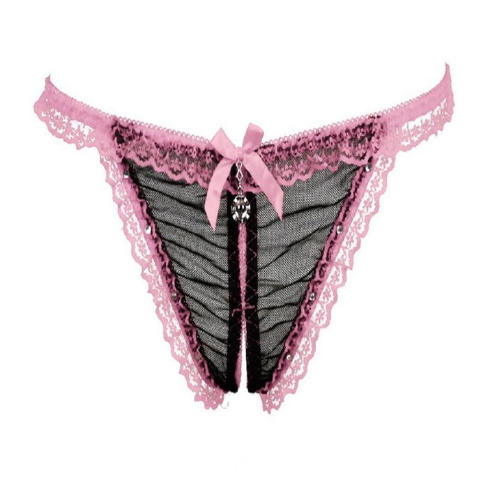 Underpants ，Beautyvan Comfortable 2016 New Female Perspective Diamond Lace Panties Underwear Low Rise Thong (Red) N4
