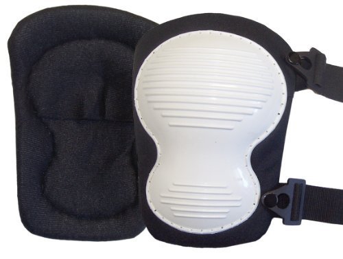 Impacto 82600000000 Knee Pad Plastic Hard Cap, Black/White by Impacto