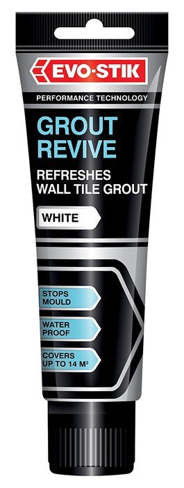 evo stik grout revive white 125ml refreshes wall tile grout 288690 by Evo-Stik