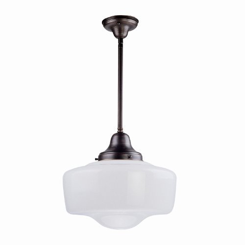 DVI DVP7521NI Schoolhouse Semi Flush Ceiling Light by DVI