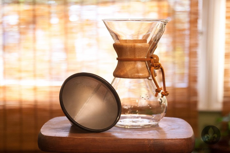 Reusable & Washable Stainless Steel Cone Coffee Filter Fits Chemex&reg; 6, 8 & 10 Cup Coffee Makers