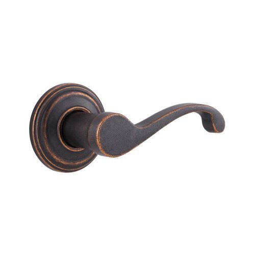 Kwikset Commonwealth Hall/Closet Lever in Rustic Bronze by Kwikset