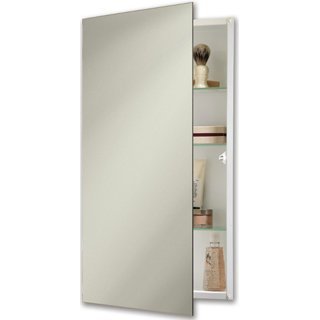 Jensen 869P24WH Specialty Flush Mount Single-Door Recessed Mount Medicine Cabinet by Jensen