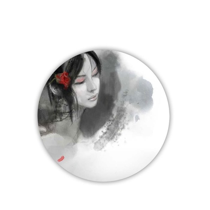 Generic Cup Coaster Made By Mdf Printed Asian Chinese Ink Painting Individuality N4