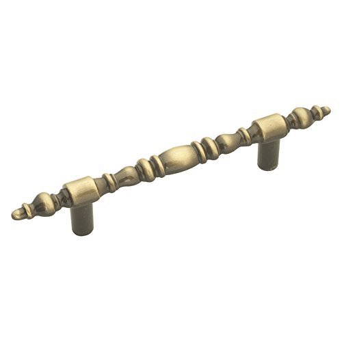 Hickory Hardware P127-AB 3-Inch Cavalier Cabinet Pull, Antique Brass by Hickory Hardware