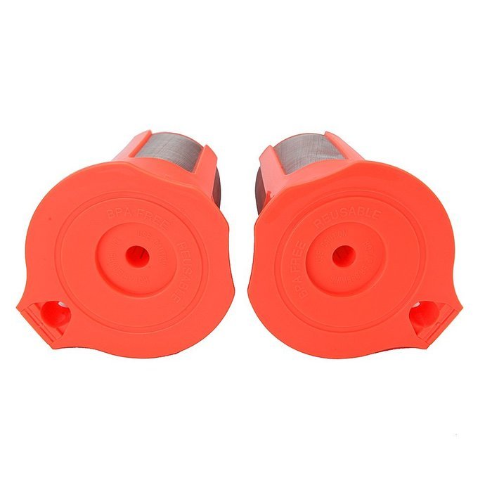 Gutens 2 Pack Reusable Carafe K-Cups Reusable coffee filter for Keurig 2.0 -K200, K300, K400, K500 Series