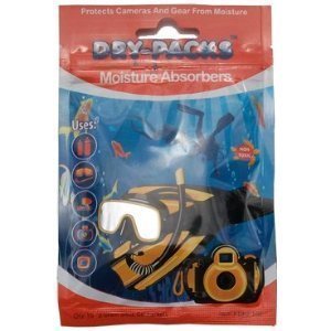 Dry-Packs 2gm Scuba and Camera Moisture Absorbing Silica Gel Indicating Packet
