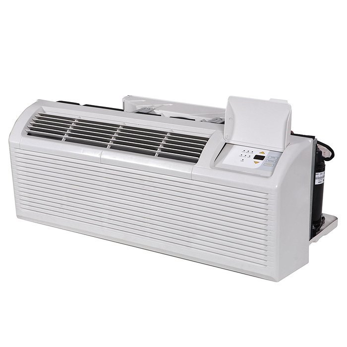 Klimaire KTHN012E3H211-BC 12000 BTU 10.5 EER PTHP Heat Pump with 3kW Auxiliary Electric Heater N5