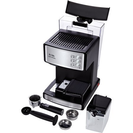 Cafe Barista Espresso Maker, BVMC-ECMP1000, Black/Silver, 13.2"L x 10.6"W x 14.6"H
