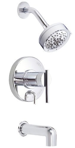 Danze D512058T Parma Single Handle Tub and Shower Trim Kit with Efficient Flow Showerhead, Chrome by Danze