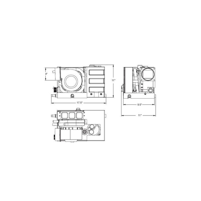 6000 Btu/h Marine Air Conditioner and Heat Pump 208-230v/60hz N5