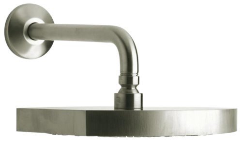 La Toscana 86PW750 Novello Wall Mount Shower Head with Arm and Flange, Brushed Nickel by La Toscana