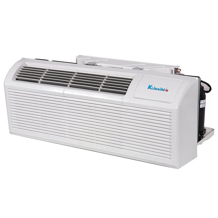 Klimaire KTHN012E3H211-BC 12000 BTU 10.5 EER PTHP Heat Pump with 3kW Auxiliary Electric Heater N9