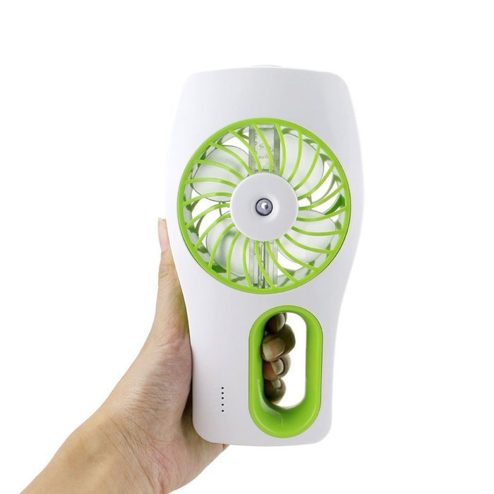 Monilon Mini Misting Fan Portable Cooling Humidifier USB Rechargeable Hydrating Fan with Built-in Battery Air... N10