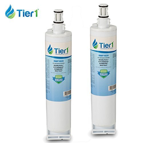 Whirlpool 4396508 EDR5RXD1 4396510 Filter 5 Comparable Refrigerator Water Filter 2 Pack by Tier1