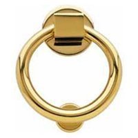 Baldwin 0195056 Ring Door Knocker, Lifetime Satin Nickel by Baldwin