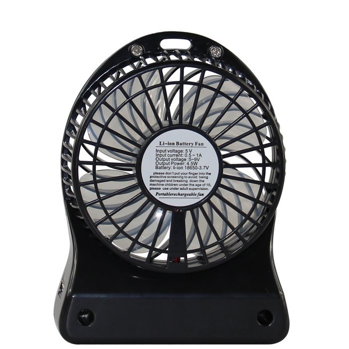 Innobay&reg; Innovative Pocket Rechargeable Fan Built-in with 4400mah Lithium Battery Also Working As Power Bank (... N4