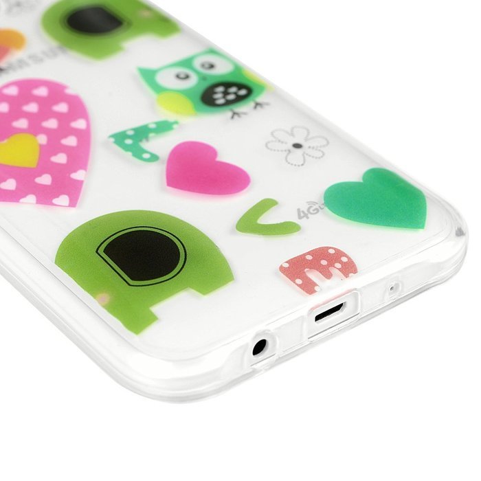 2015 Galaxy J5 Case, YOKIRIN Colorful Clear Skin Shell Slim Fit Case Translucent Impact Resistant Anti Slip Flexible... N11