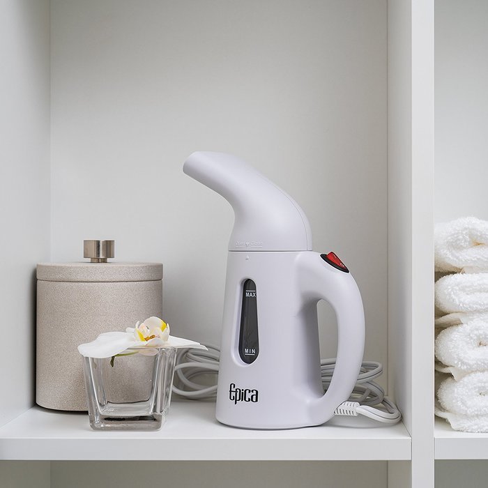 Epica High-Power Handheld Fabric Steamer, 3-Year Warranty, 60-second Heat-up, 8 Minutes of Steam N6