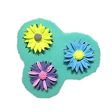 Sher Little Daisy Flower Silicone Fondant Cake Molds Chocolate Mould For The Kitchen Baking Sugar Cake Decoration...