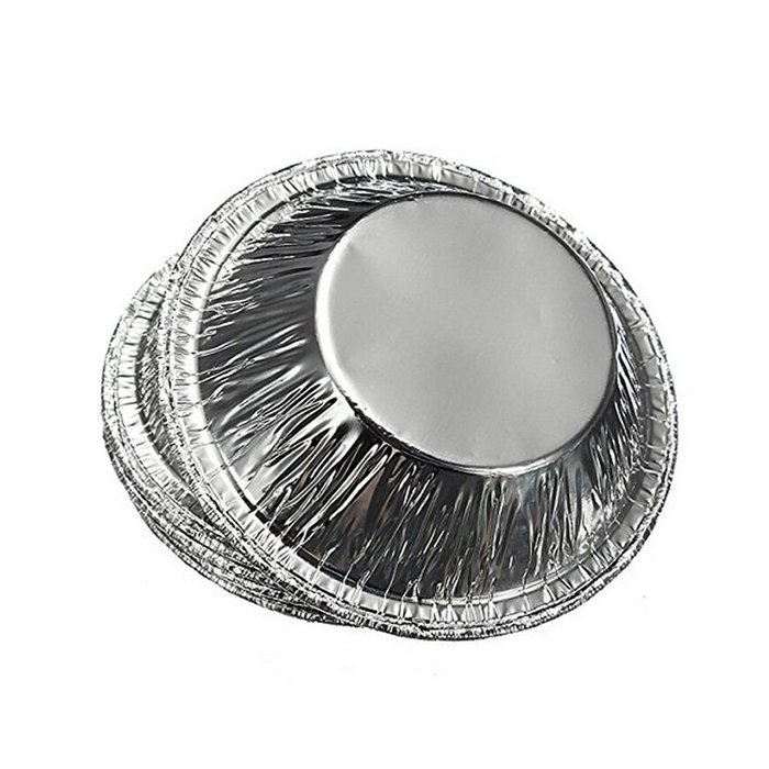 Yunko 250 Pcs Disposable Baking Circular Egg Tart Tins Mold Makers Cake Cups Foil Tart Pie Pans