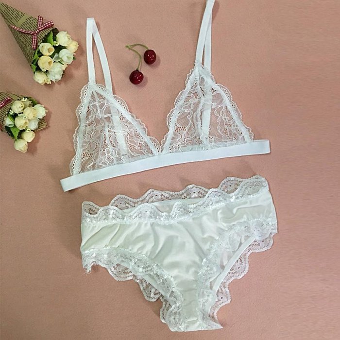Underwear Suit, PHOTNO 1 Set Women Lace Wrapped Chest Tank Top Briefs Underwear Club Underwear