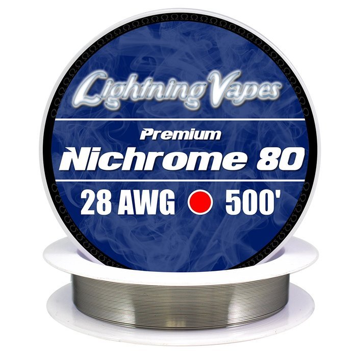 Genuine Lightning Vapes 28 AWG Nichrome 80 Wire 250' N3