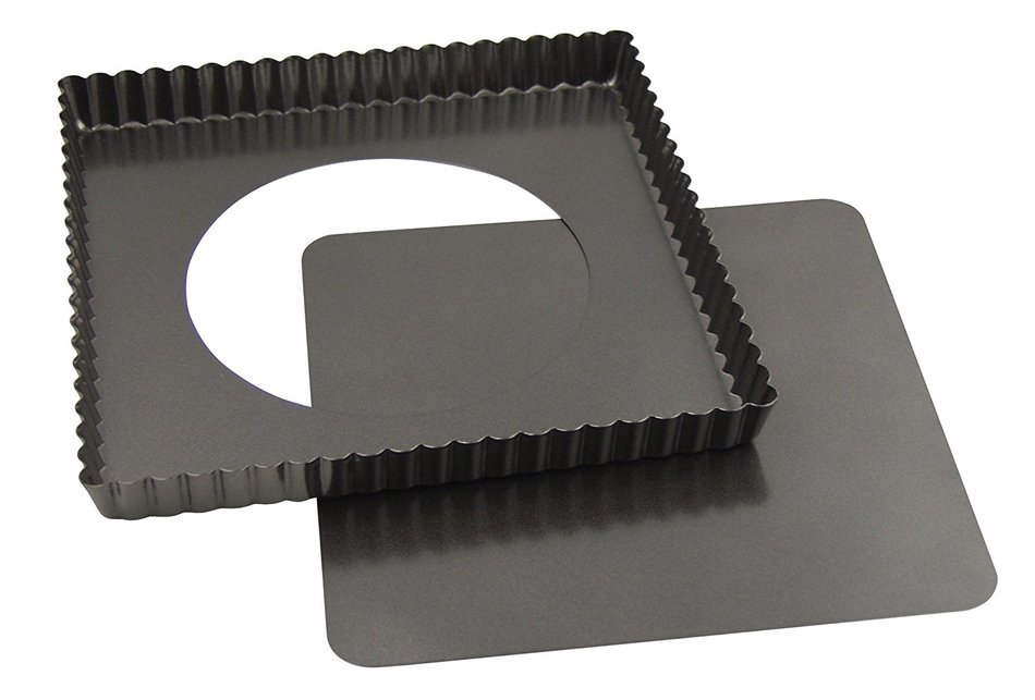Fox Run Square Quiche Pan, Loose Bottom, 9-Inch