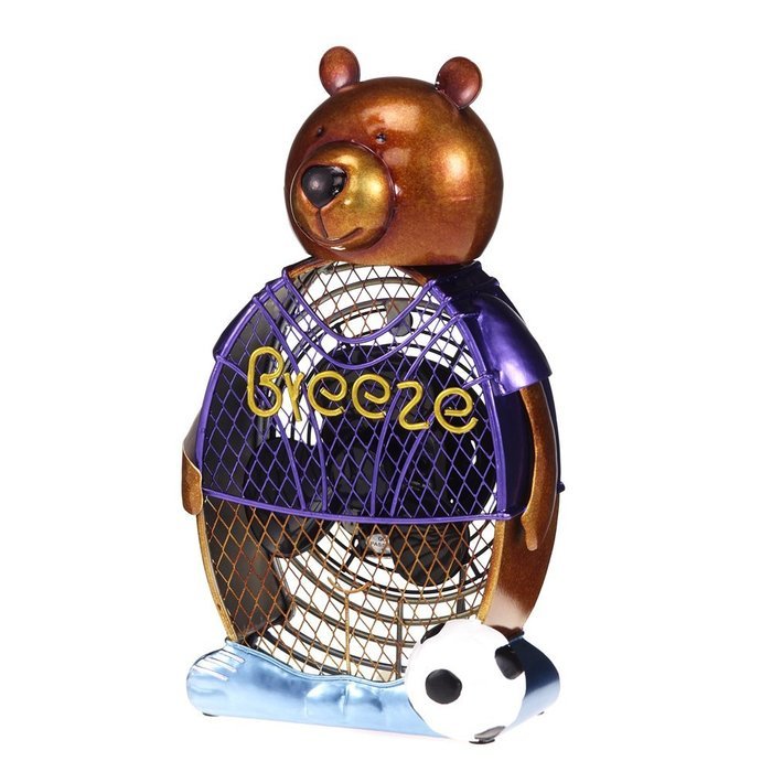 Deco Breeze Figurine Fan Bear, Soccer N2