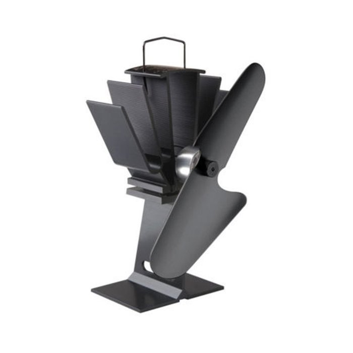 Caframo 800CA-XBX Ecofan Original Model 800 Heat Powered Wood Stove Fan, Black