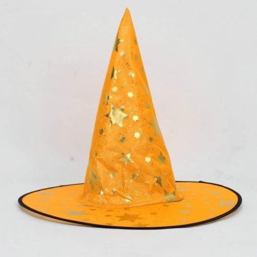 Halloween Costume Accessory Stars Print Cap Adult Womens Mens Witch Cool Hat HOT (Red)