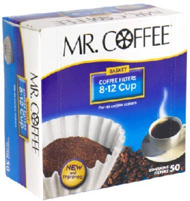 Rockline Industries UF50 Standard Fluted Coffee Filters, 50-Count - Quantity 12