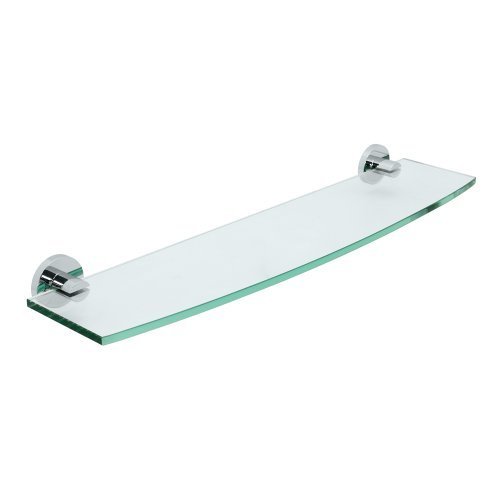 Gatco 4686 Channel Glass Shelf, Chrome by Gatco free image download