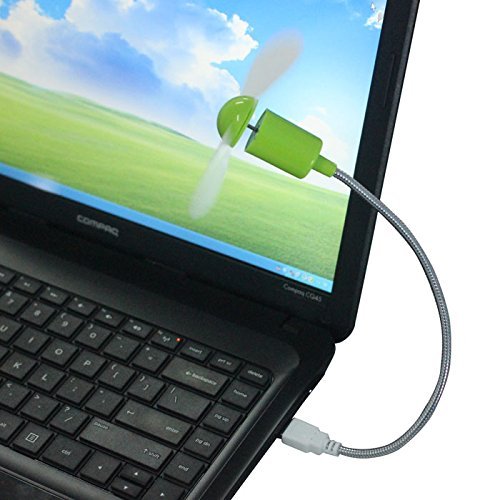 Coper ® Flexible USB Mini Cooling Fan Cooler For Laptop Desktop PC Computer New (Black) N17