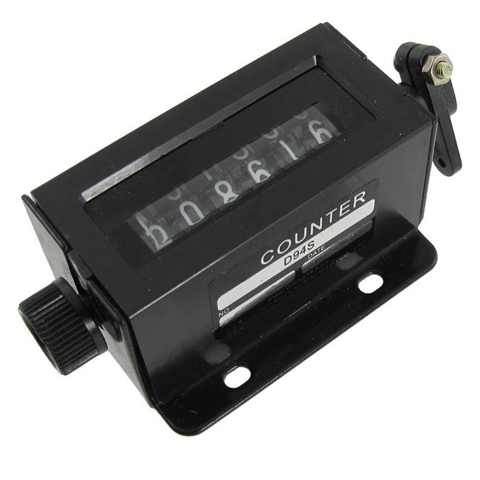 Sonline D94-S 0-999999 6 Digit Resettable Mechanical Pulling Counter